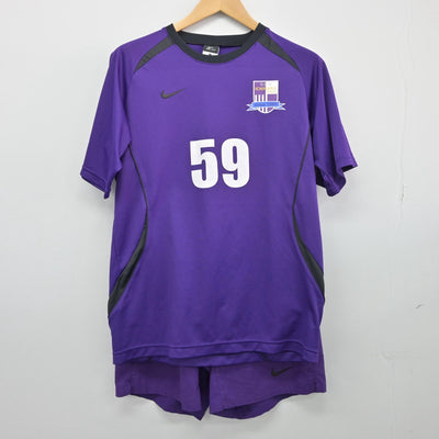 【中古】千葉県 市原中央高等学校/サッカー部ユニフォーム 男子制服 2点（部活ユニフォーム 上・部活ユニフォーム 下）sf025522