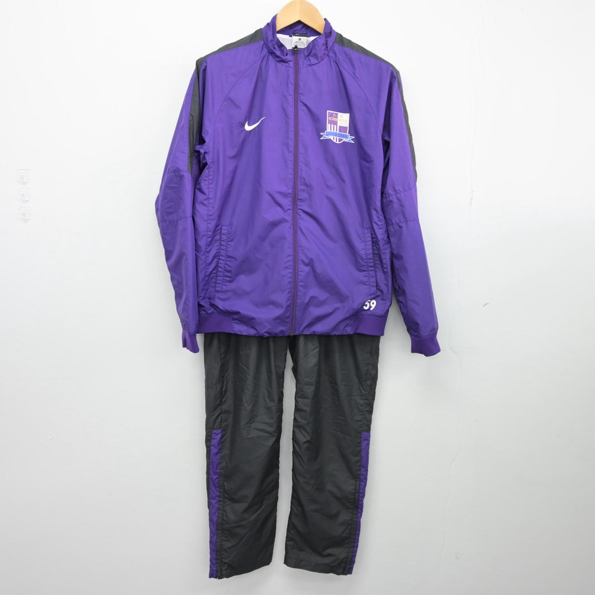 【中古】千葉県 市原中央高等学校/サッカー部ユニフォーム 男子制服 2点（部活ユニフォーム 上・部活ユニフォーム 下）sf025523