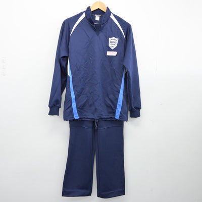 【中古】静岡県 江西中学校 女子制服 2点（ジャージ 上・ジャージ 下）sf025542