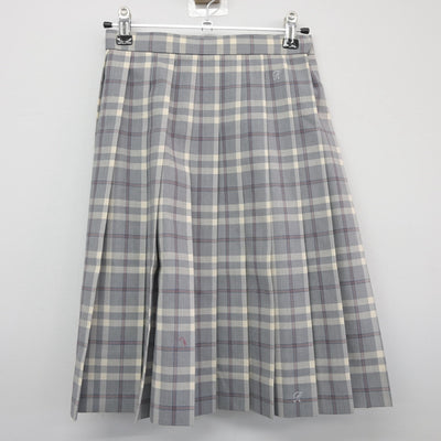 【中古】千葉県 日本体育大学柏高等学校 女子制服 4点（シャツ・ニットベスト・スカート）sf025547