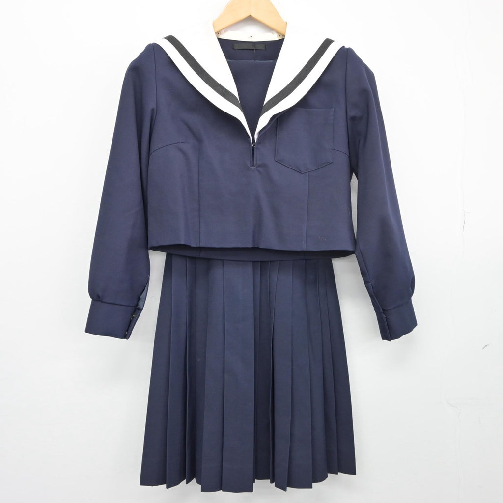 中古制服】愛知県 名古屋西高等学校 女子制服 2点（セーラー服・スカート）sf025551【リサイクル学生服】 | 中古制服通販パレイド