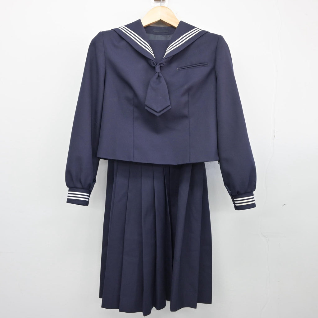 中古制服】千葉県 和洋国府台女子高等学校 女子制服 3点