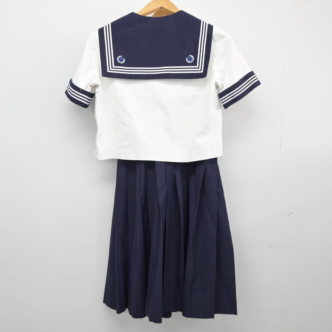 【中古】千葉県 和洋国府台女子高等学校 女子制服 3点（セーラー服・スカート）sf025557