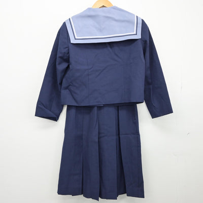 【中古】千葉県 貝塚中学校 女子制服 2点（セーラー服・スカート）sf025564