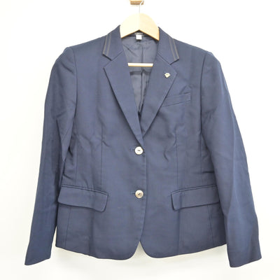 【中古】広島県 広島なぎさ高等学校 女子制服 2点（ブレザー・スカート）sf025565