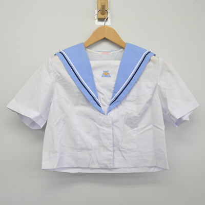 【中古】千葉県 貝塚中学校 女子制服 2点（セーラー服・スカート）sf025570