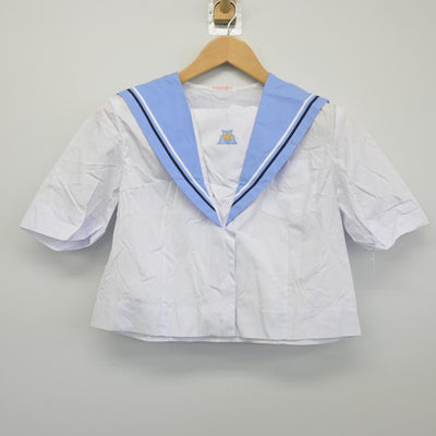 【中古】千葉県 貝塚中学校 女子制服 2点（セーラー服・スカート）sf025571