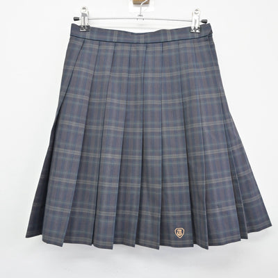 【中古】東京都 豊島高等学校 女子制服 3点（ブレザー・スカート）sf025598