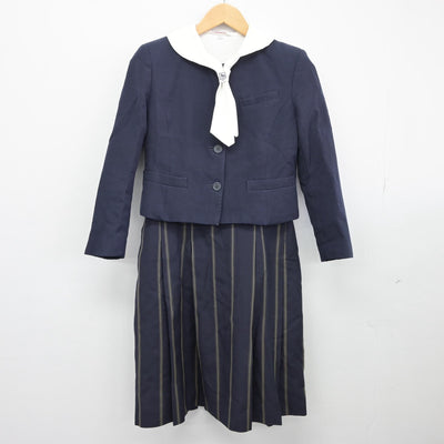 【中古】佐賀県 佐賀清和高等学校 女子制服 3点（ブレザー・シャツ・ジャンパースカート）sf025600