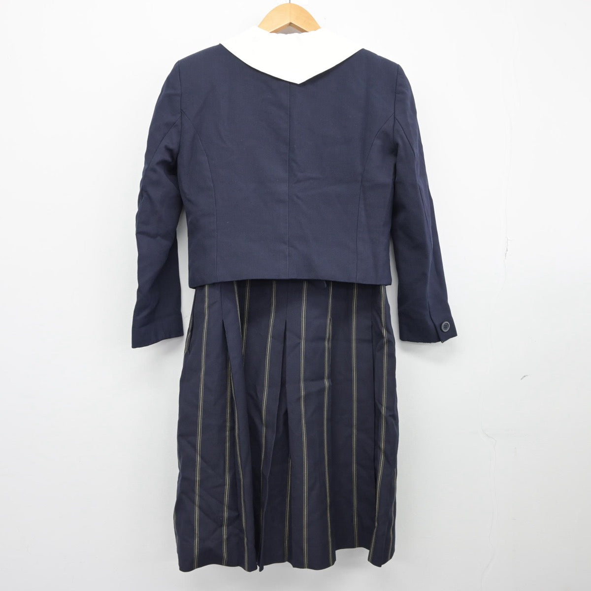 【中古】佐賀県 佐賀清和高等学校 女子制服 3点（ブレザー・シャツ・ジャンパースカート）sf025600