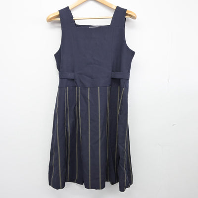 【中古】佐賀県 佐賀清和高等学校 女子制服 3点（ブレザー・シャツ・ジャンパースカート）sf025600