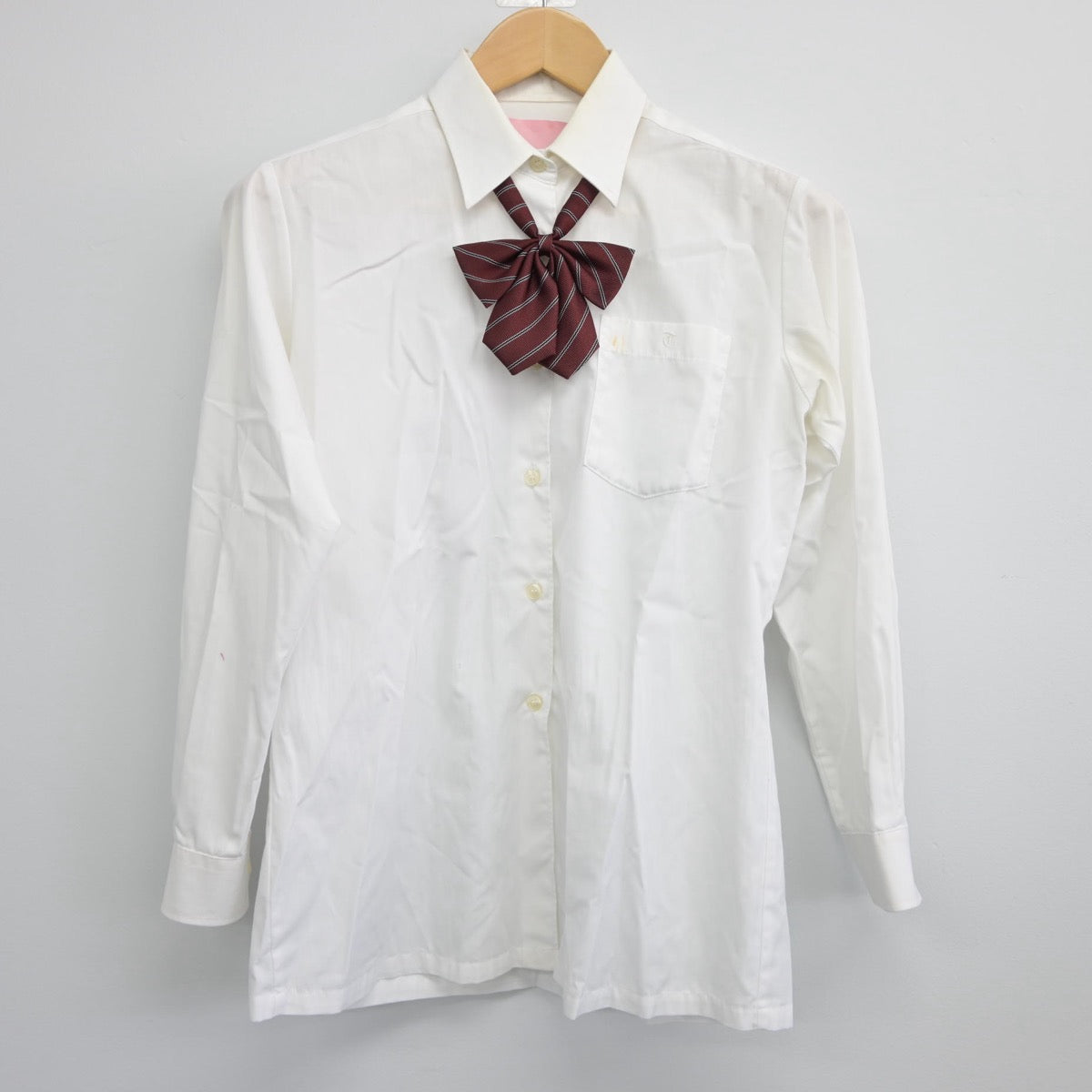 【中古】東京都 東洋高等学校 女子制服 4点（ニット・シャツ・スカート）sf025606