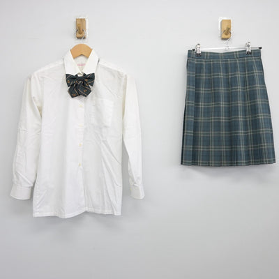 【中古】東京都 東洋高等学校 女子制服 3点（シャツ・スカート）sf025608