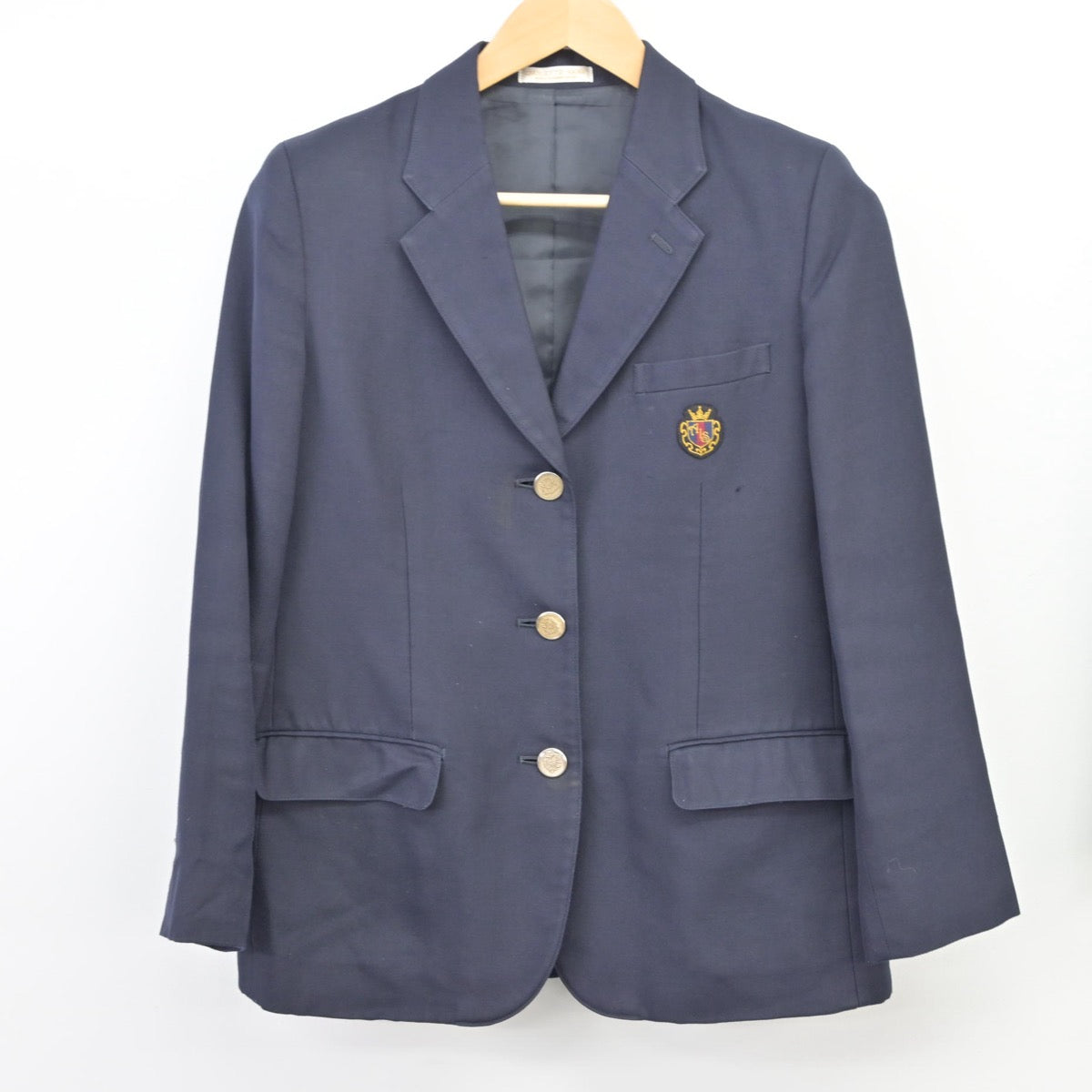 【中古】兵庫県 芦屋国際中等教育学校 女子制服 2点（ブレザー・スカート）sf025612