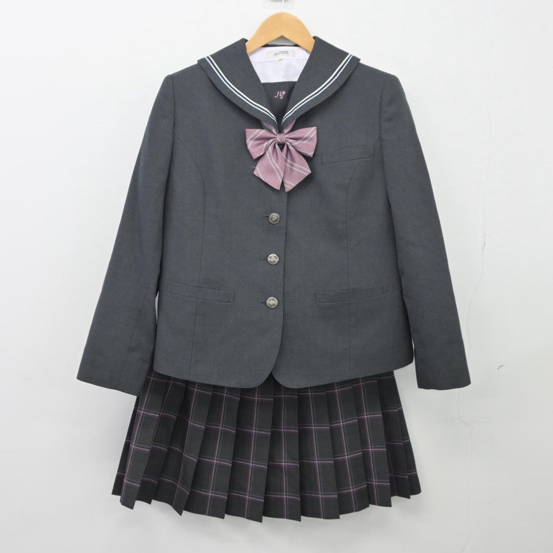 【中古】広島県 広島桜が丘高等学校 女子制服 5点（ブレザー・ニット・セーラー服・スカート）sf025620