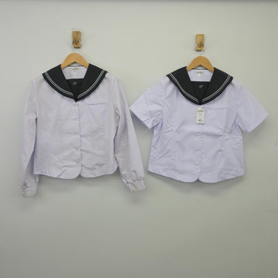 【中古】広島県 広島桜が丘高等学校 女子制服 2点（セーラー服・セーラー服）sf025622