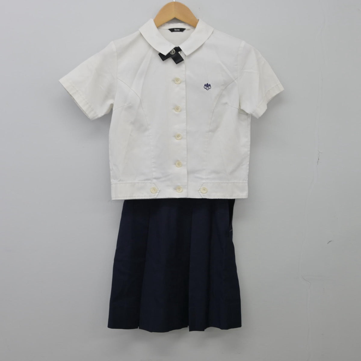 【中古】東京都 桐朋女子中学校・高等学校 女子制服 3点（シャツ・スカート）sf025625