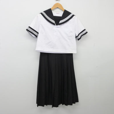 【中古】青森県 三沢市立第一中学校 女子制服 3点（セーラー服・スカート）sf025628