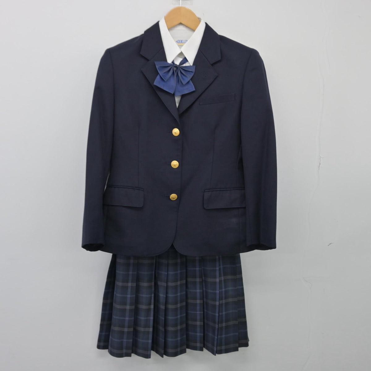 【中古】北海道 北海高等学校 女子制服 4点（ブレザー・シャツ・スカート）sf025638