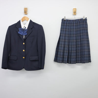 【中古】北海道 北海高等学校 女子制服 4点（ブレザー・シャツ・スカート）sf025638