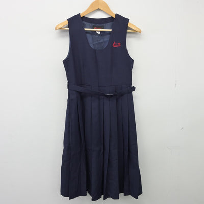 【中古】鹿児島県 米ノ津中学校 女子制服 3点（セーラー服・ジャンパースカート）sf025642