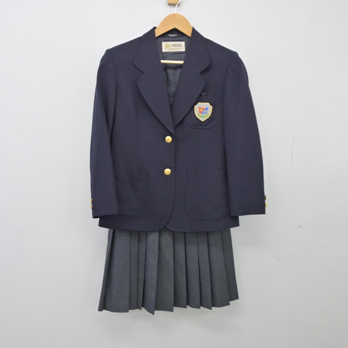 【中古】大阪府 吹田市立第一中学校 女子制服 3点（ブレザー・スカート）sf025654