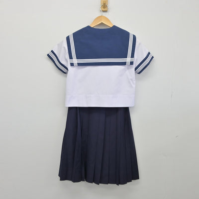 【中古】大阪府 大阪成蹊女子高等学校 女子制服 3点（セーラー服・スカート）sf025658