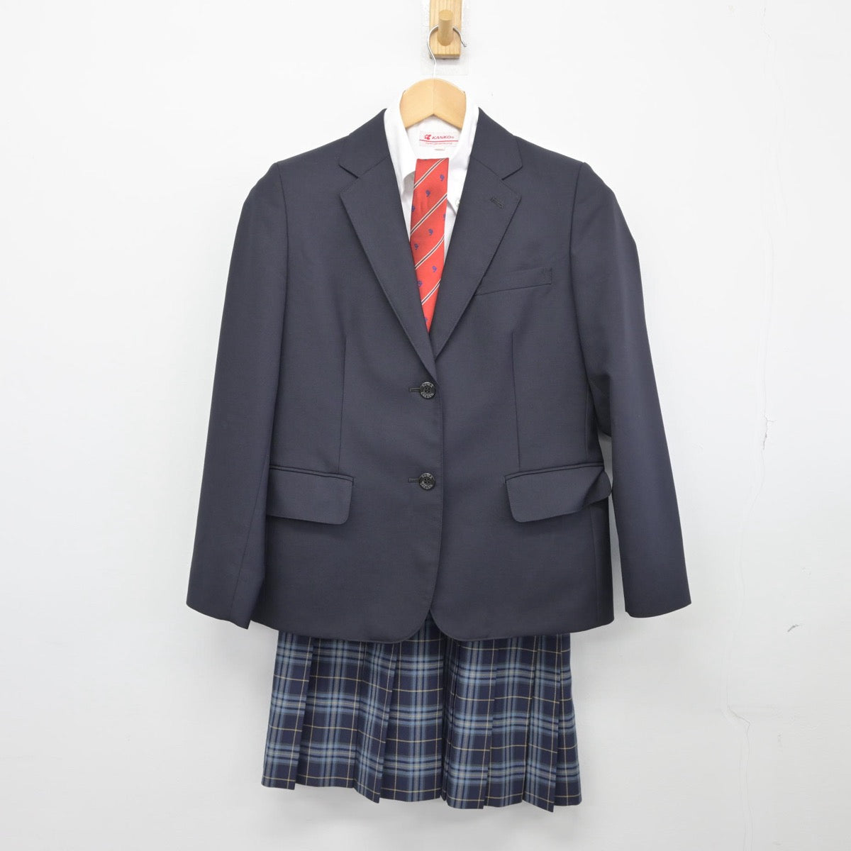 【中古】兵庫県 須磨学園高等学校 女子制服 4点（ブレザー・シャツ・スカート）sf025669