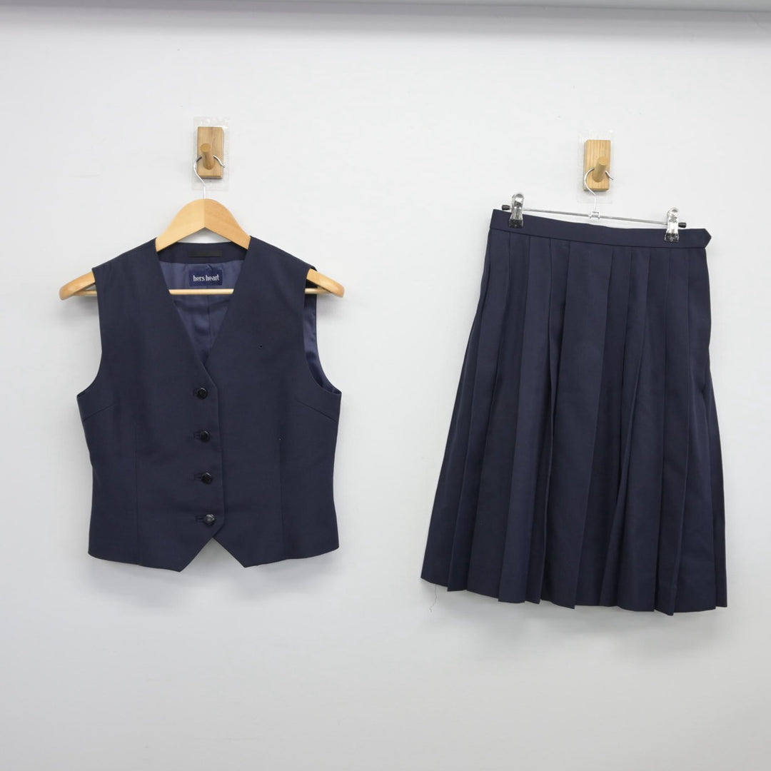 中古制服】千葉県 船橋高等学校 女子制服 2点（ベスト・スカート）sf025679【リサイクル学生服】 | 中古制服通販パレイド