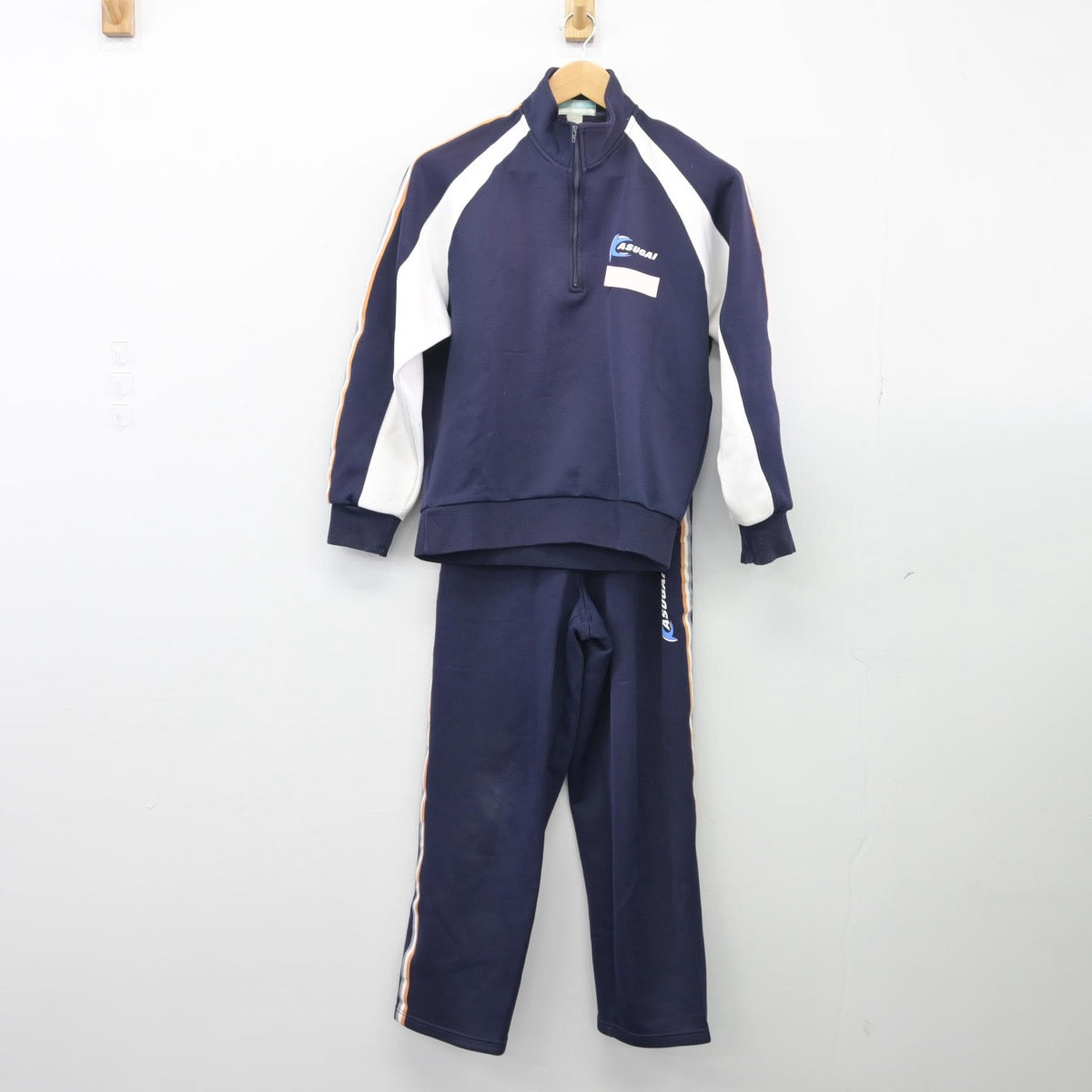 【中古】山梨県 春日居中学校 女子制服 2点（ジャージ 上・ジャージ 下）sf025709