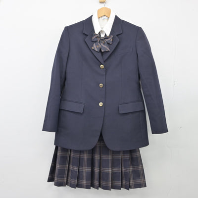 【中古】埼玉県 所沢中央高等学校 女子制服 5点（ブレザー・シャツ・ニット・スカート）sf025710