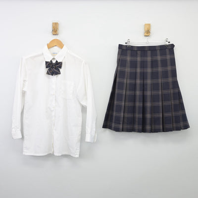 【中古】埼玉県 所沢中央高等学校 女子制服 5点（ブレザー・シャツ・ニット・スカート）sf025710