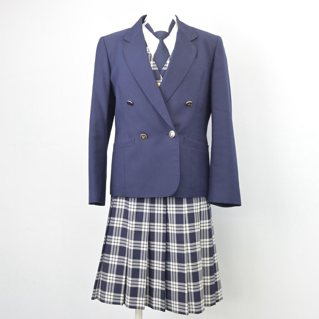 【中古制服】宮城県 聖和学園高等学校 女子制服 5点（ブレザー