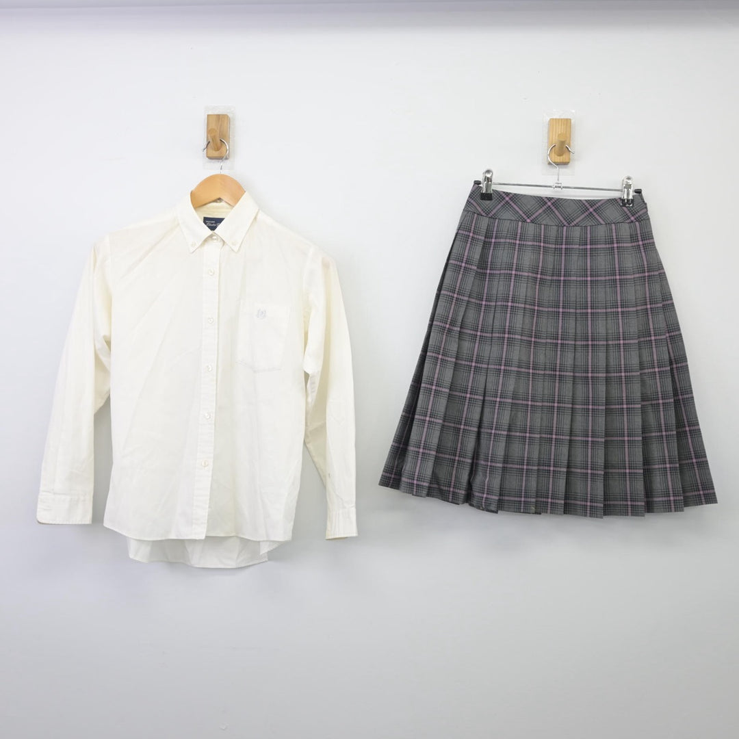 中古制服】岡山県 岡山商科大学附属高等学校 女子制服 4点（ブレザー・シャツ・スカート）sf025725【リサイクル学生服】 | 中古制服通販パレイド