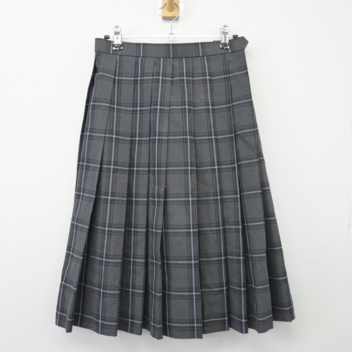 【中古】大阪府 西寝屋川高等学校 女子制服 3点（シャツ・ニット・スカート）sf025733