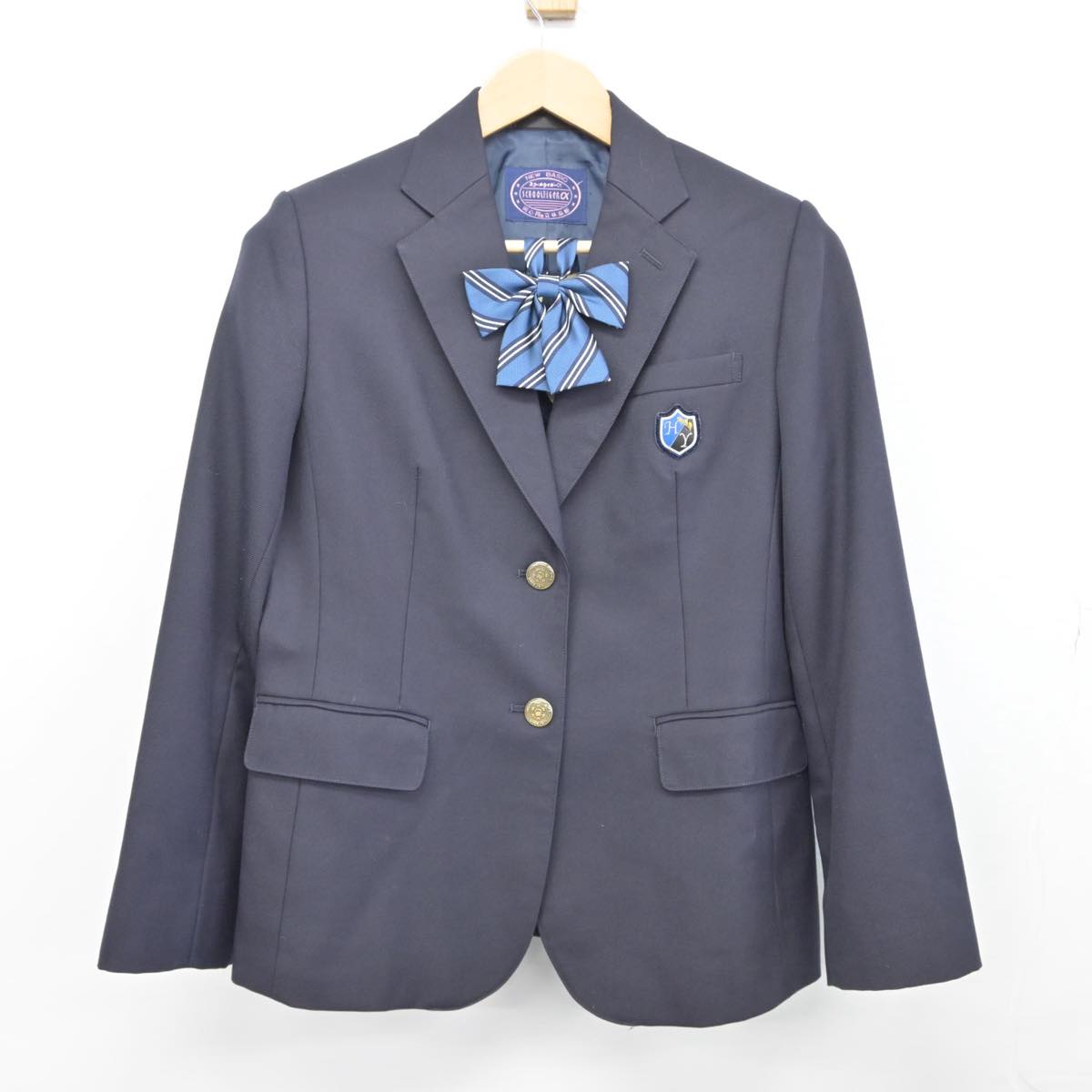 【中古】東京都 東大和高等学校 女子制服 5点（ブレザー・スカート）sf025748