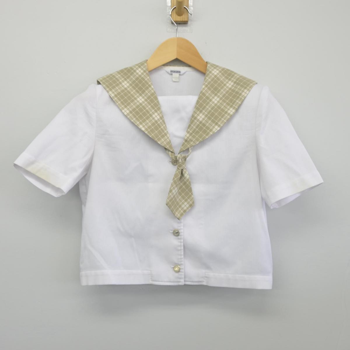 【中古】埼玉県 越谷南高等学校 女子制服 2点（セーラー服）sf025762