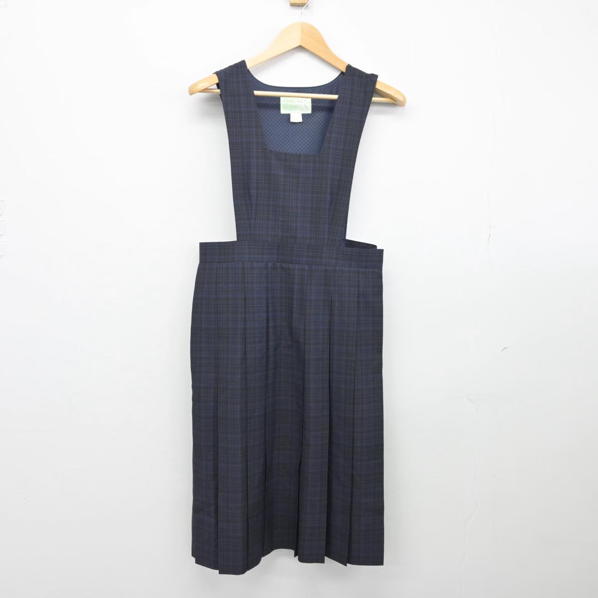 【中古】福岡県 福岡市西陵中学校 女子制服 1点（ジャンパースカート）sf025770