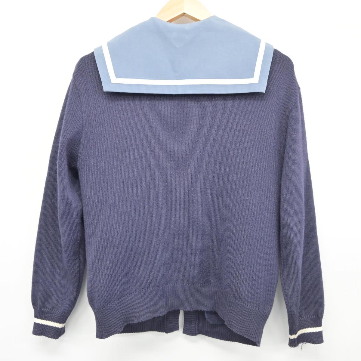 【中古】大分県 舞鶴高等学校 女子制服 3点（セーラー服・ニット）sf025799