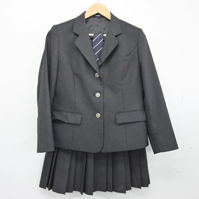 【中古】長野県 長野高等学校 女子制服 3点（ブレザー・スカート）sf025803