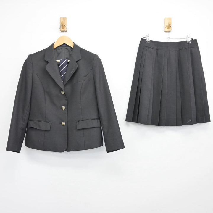 【中古】長野県 長野高等学校 女子制服 3点（ブレザー・スカート）sf025803