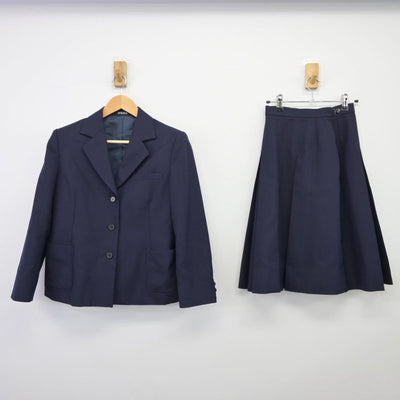 【中古】大阪府 寝屋川高等学校 女子制服 3点（ブレザー・スカート）sf025805