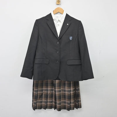 【中古】東京都 八王子学園八王子高等学校 女子制服 4点（ブレザー・シャツ・スカート）sf025808