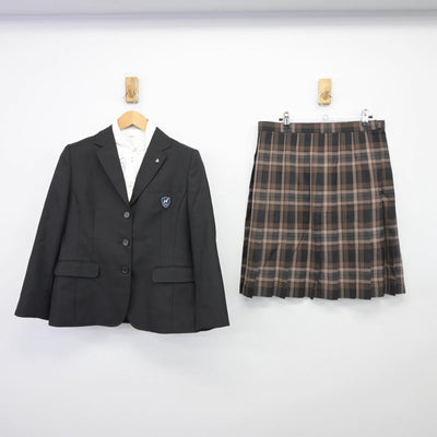 【中古】東京都 八王子学園八王子高等学校 女子制服 4点（ブレザー・シャツ・スカート）sf025808