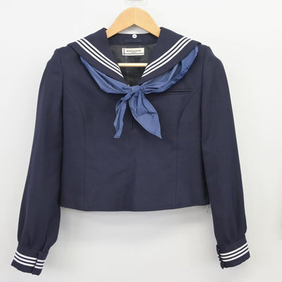 【中古】栃木県 栃木商業高等学校 女子制服 3点（セーラー服・スカート）sf025818