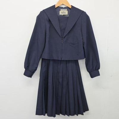 【中古】愛知県 水野中学校 女子制服 2点（セーラー服・スカート）sf025829