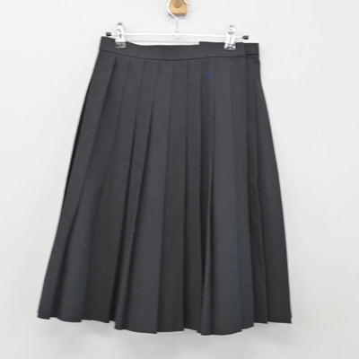 【中古】千葉県 成東高等学校 女子制服 3点（ニットベスト・スカート）sf025834