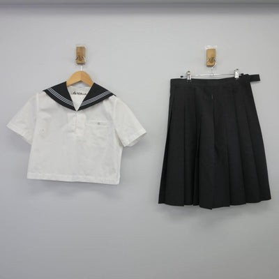 【中古】茨城県 聖徳大学附属取手聖徳女子高等学校 女子制服 3点（セーラー服・スカート）sf025847