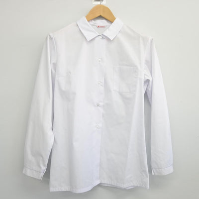 【中古】福岡県 三宅中学校 女子制服 2点（シャツ・ジャンパースカート）sf025851