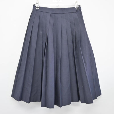 【中古】高知県 城北中学校 女子制服 2点（シャツ・スカート）sf025855